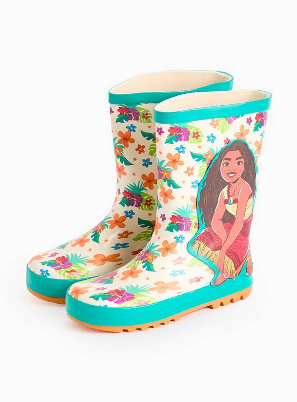 Disney Moana Printed Rubber Wellies 9 Infant